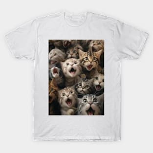 Funny Cat Faces T-Shirt